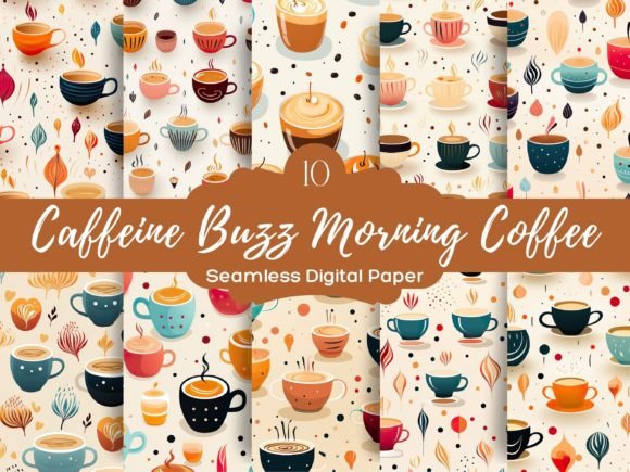 Caffeine Buzz Morning Coffee Pattern