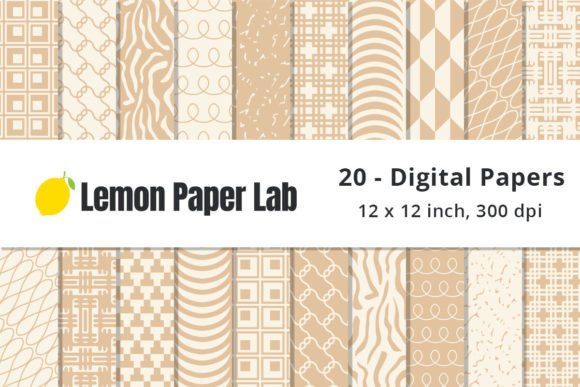 Exploring the Aesthetic and Functional Potential of Orange and Beige Geometric Papers