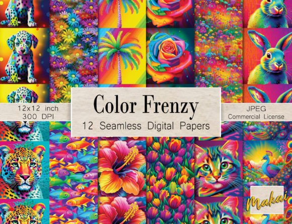 Frank Colorful Animals and Plants: A Vibrant Addition to Creative Projects