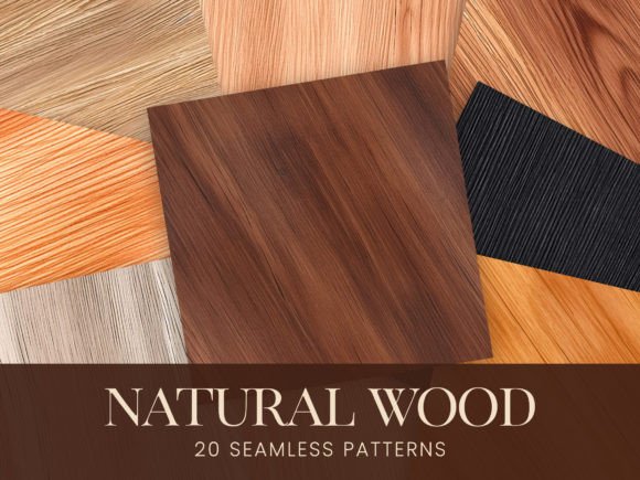Natural Grain Wood Inner Tree Cut Papers