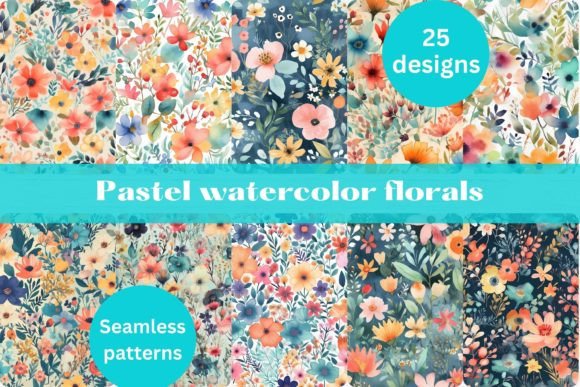 Watercolor Flowers Repeating Pattern: A Guide to Digital Floral Design